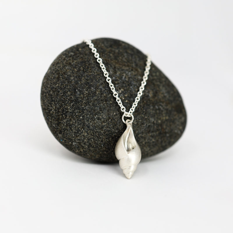Hannah Blount little tulip shell Ruthie B. necklace