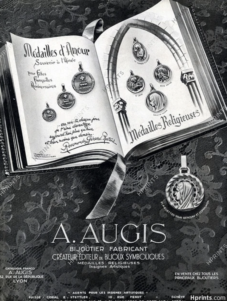 History of A Augis Pendant