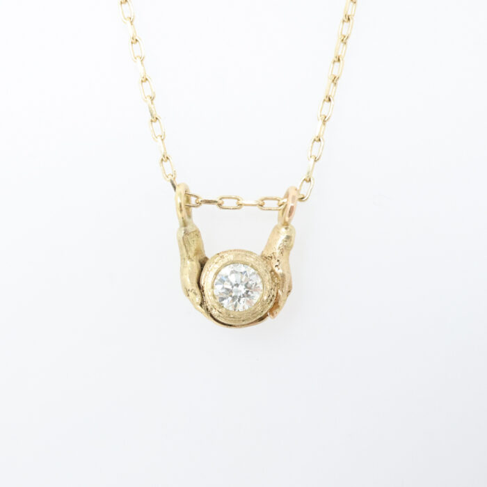 fraser hamilton jewellery hand necklace - manifest diamond hands